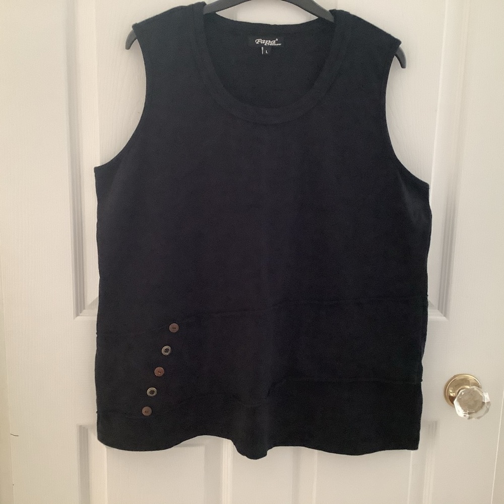 Woman’s sleeveless top hat “Papa”